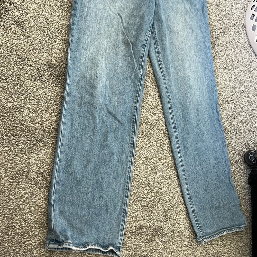 Straight leg jeans
